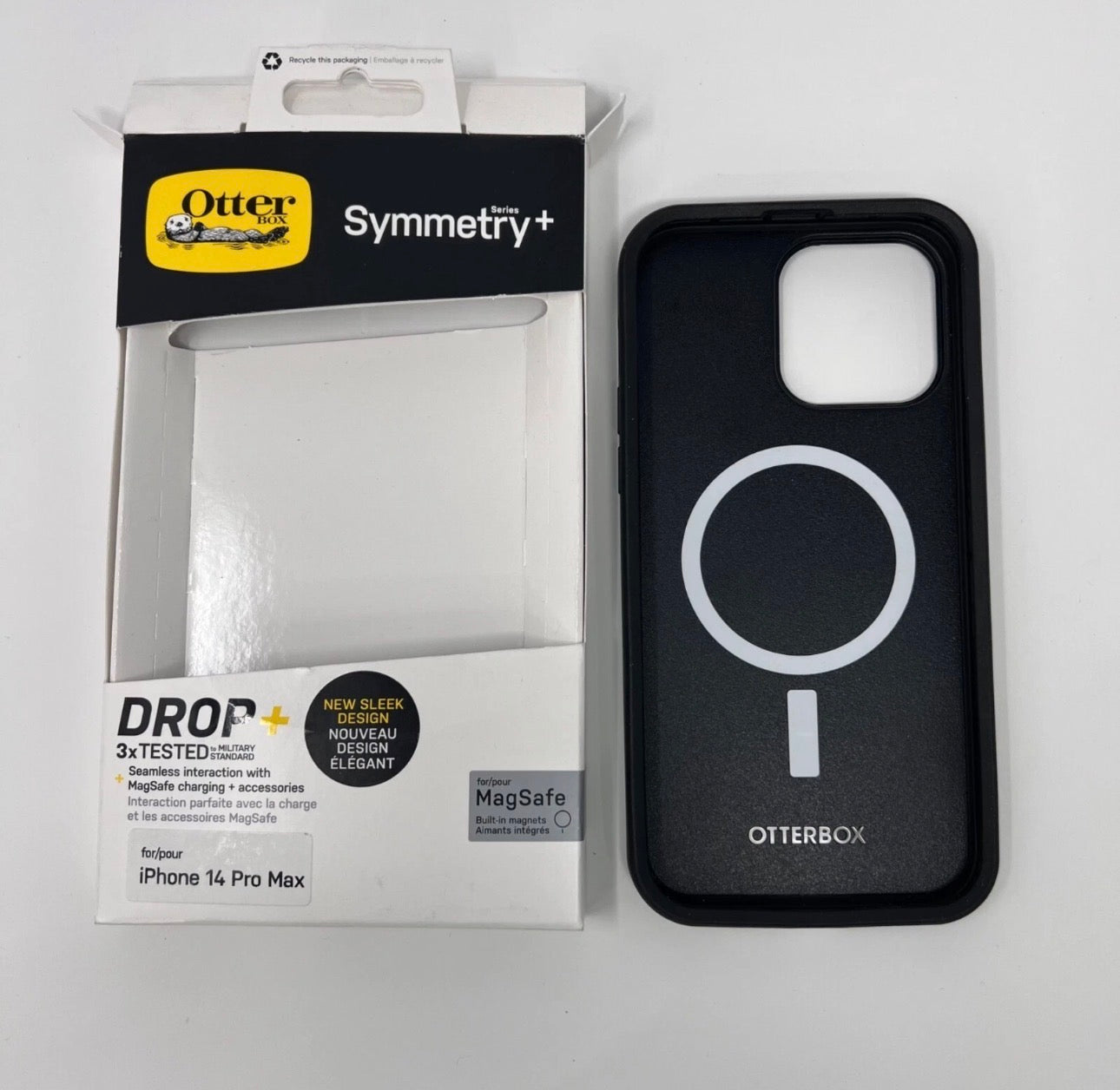 OtterBox Symmetry+ Series iPhone 14 Pro Max Case - Black